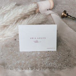 Cartes de menu de mariage en or rose rustique