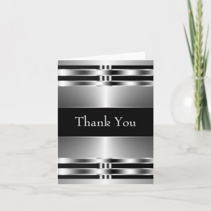 Cartes de Merci Black Silver