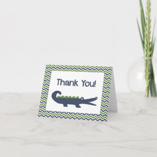 Cartes de Merci d'alligator