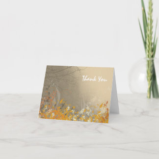 Cartes de Merci de beauté de chute