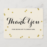 Cartes de Merci de demoiselle de honneur des