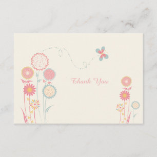 Cartes de Merci de journée de printemps