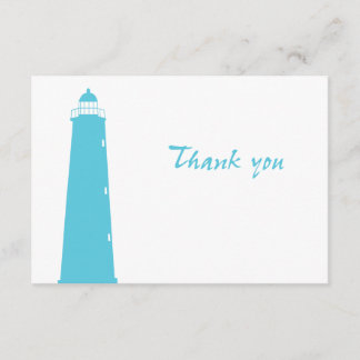 Cartes de merci de mariage de phare