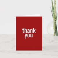 Cartes de Merci de Mitzvah de barre {rouges}