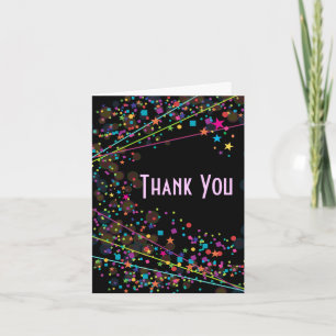 Cartes de Merci de partie de club du bonbon 16 à