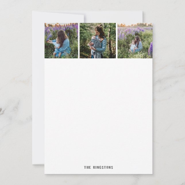 Cartes de Merci de souvenirs de photo (Devant)