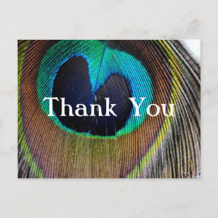 Cartes de Merci Peacock