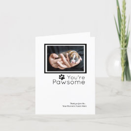 Cartes de Merci Personnalisées - Cartes de Chien D
