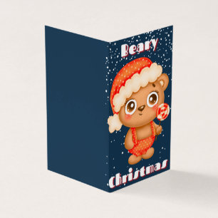 Cartes de Noël 25 pack Bear
