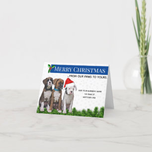 Cartes de Noël à thème de chien, Vétérarinaire