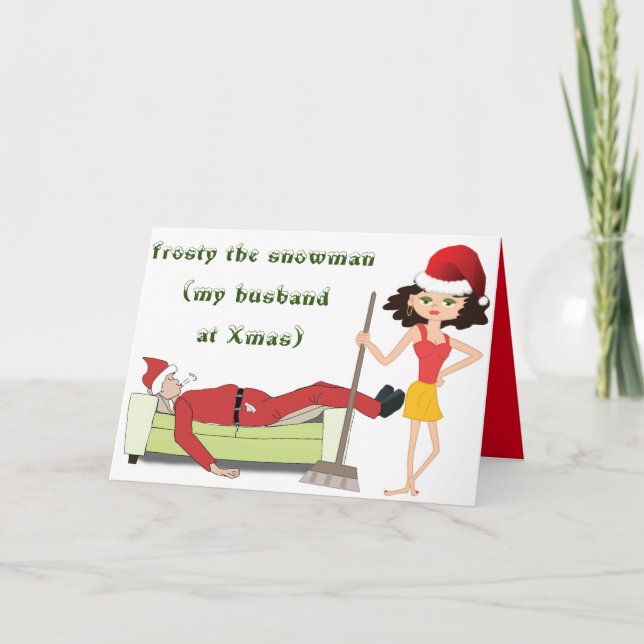Cartes de Noël amusantes - Customisé - Cadeaux (Devant)
