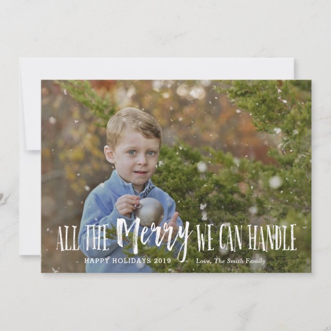 Cartes de Noël amusantes pour les enfants (Devant)