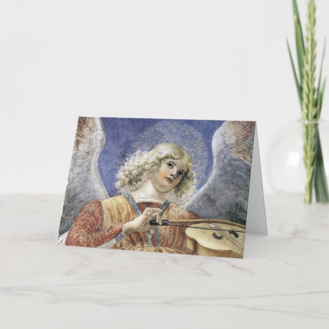 Cartes de Noël Ange Renaissance Melozzo da Forli (Devant)