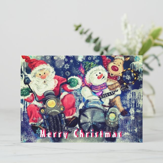 Cartes de Noël avec Meilleurs Amis Heureux (Debout devant)
