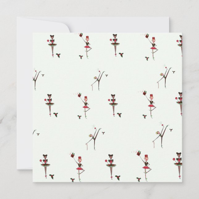  Cartes de Noël Ballet (Devant)