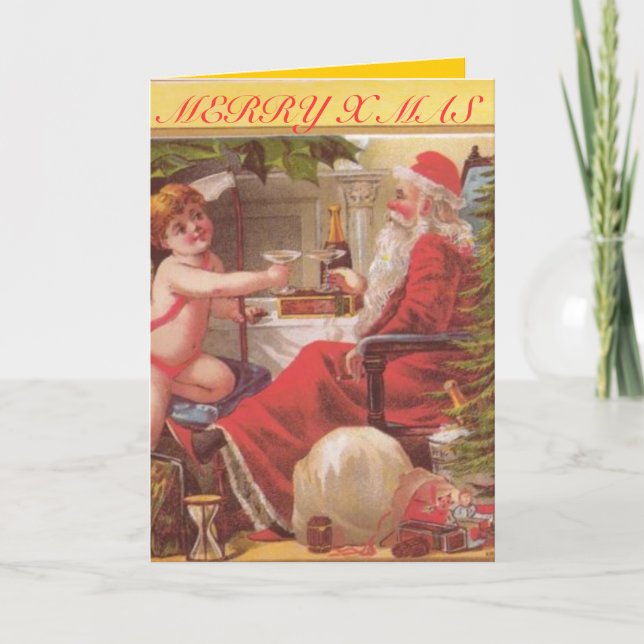 CARTES DE NOËL - BELLES CARTES D'ÉPOQUE VICTORIENN (Devant)