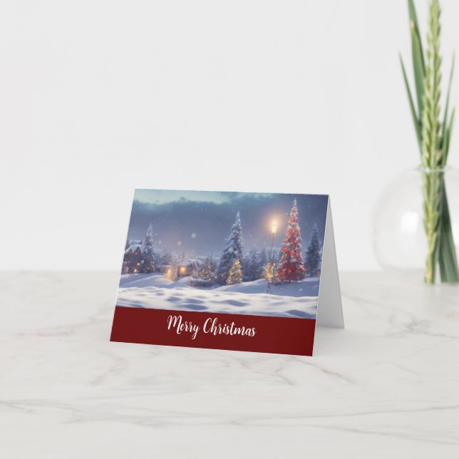 Cartes de Noël d'affaires en bloc (Devant)