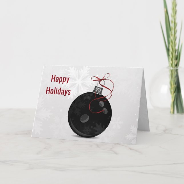 cartes de Noël de bowler (Devant)