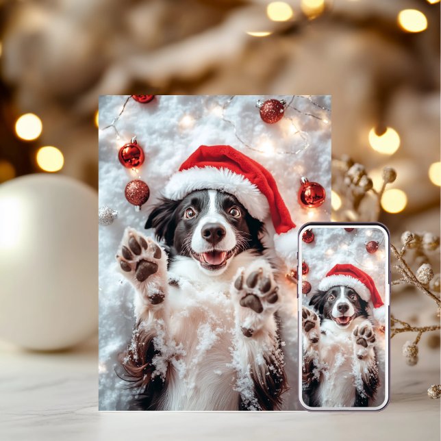 Cartes de Noël de chien amusant (Créateur téléchargé)