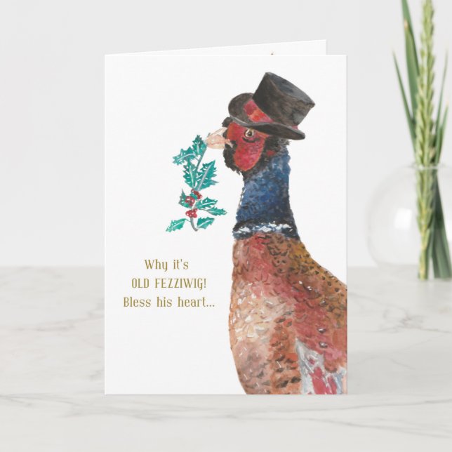 Cartes de Noël de M. Fezziwig (Devant)