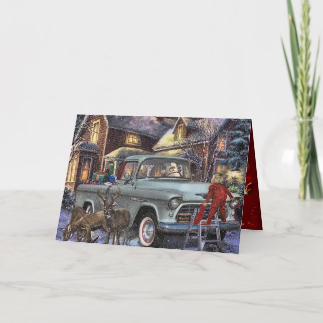 Cartes de Noël de studios de Rod de rat 1 (Devant)