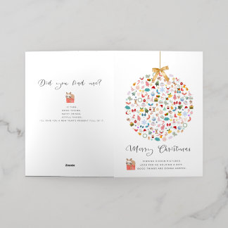 Cartes de Noël d'images cachées