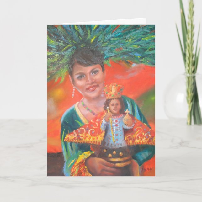 Cartes de Noël divines de pitié ! (Devant)