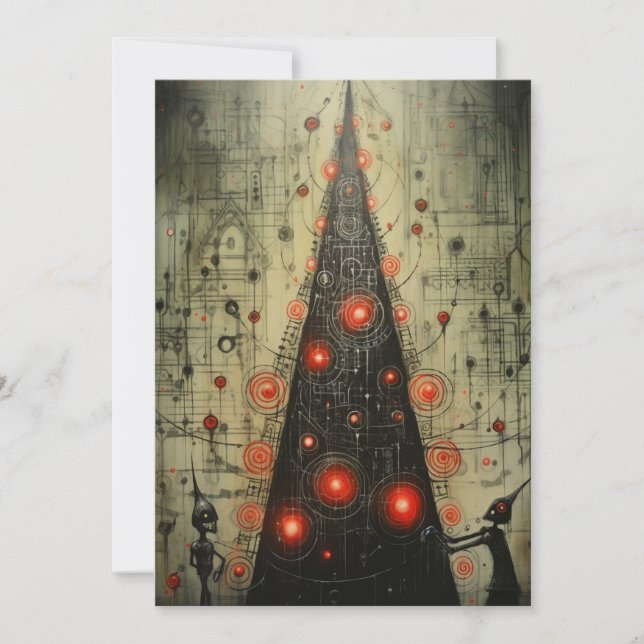 Cartes de Noël étranges - Cartes de Noël en ligne (Devant)
