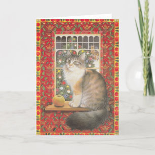 Cartes de Noël Feline