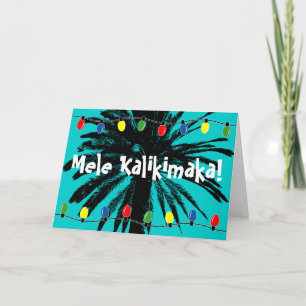 Cartes de Noël hawaïennes   Mele Kalikimaka !