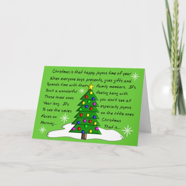 Cartes de Noël Hilarique et Quirky (Devant)