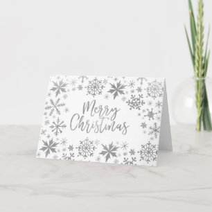 Cartes de Noël Joyeuses Flamme de neige