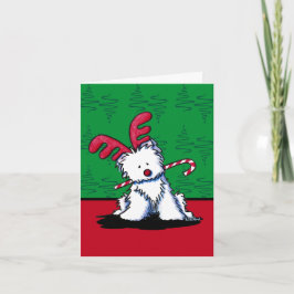 Cartes de Noël KiniArt Westie