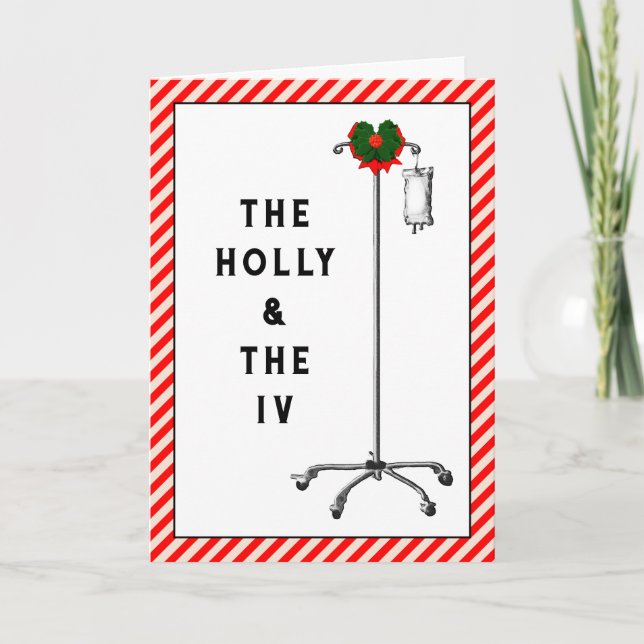 Cartes de Noël médicales pour les fêtes (Devant)
