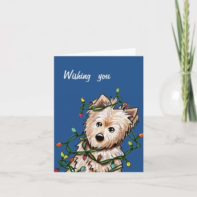 Cartes de Noël Norwich Terrier (Devant)
