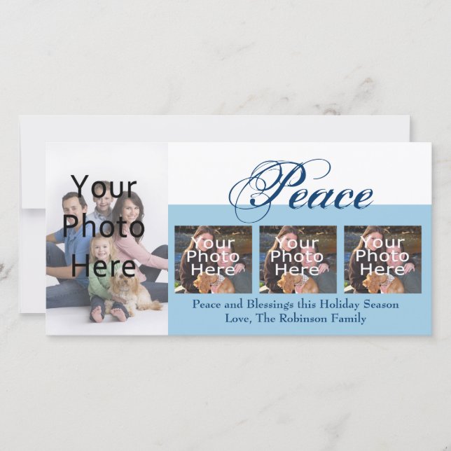 Cartes de Noël ou de Hanukkah personnalisées (Devant)