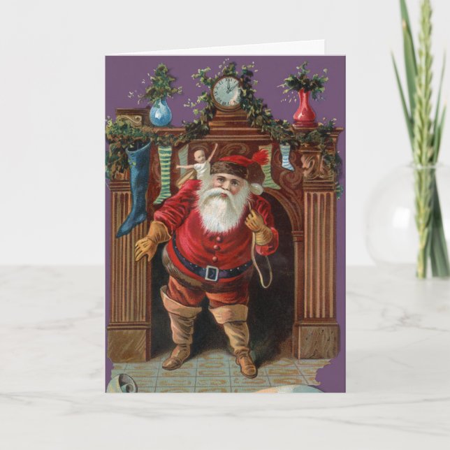 Cartes de Noël Père Noël (Devant)