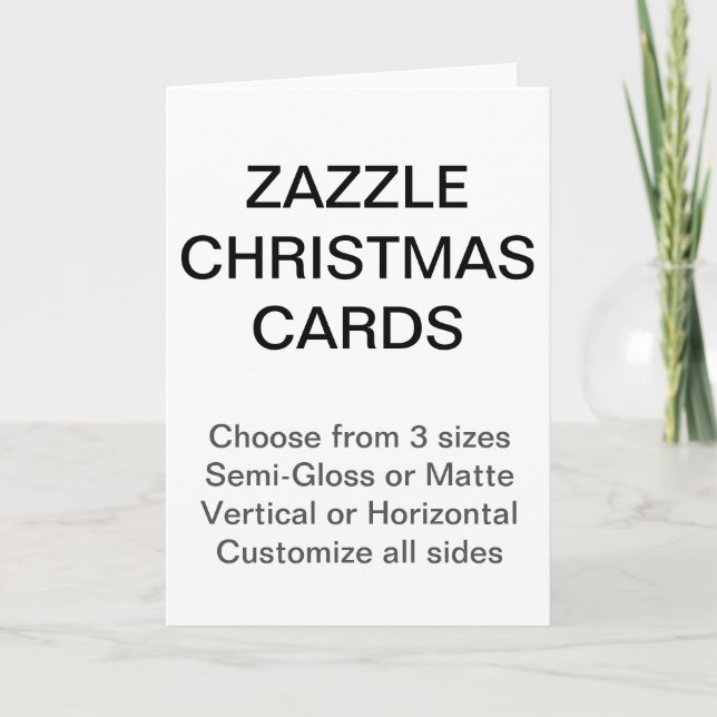 Cartes de Noël personnalisées (Devant)