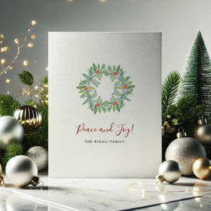 Cartes de Noël personnalisées Pas de photo