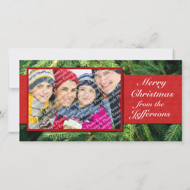Cartes de Noël photos personnalisées Noël Noël Noë (Devant)