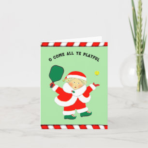 Cartes de Noël Pickball
