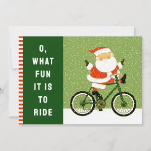 Cartes de Noël pour Vélo de vacances créatives