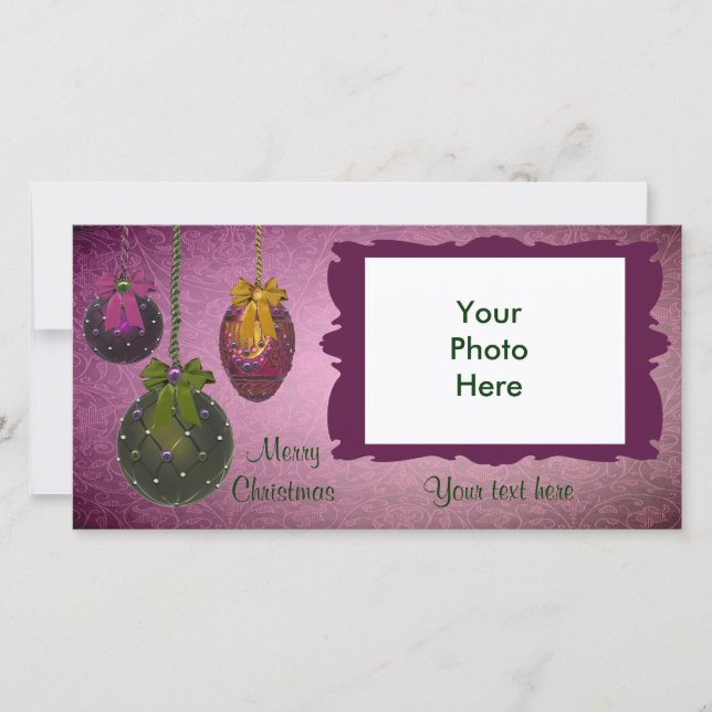 Cartes de Noël Red Green vintage (Devant)