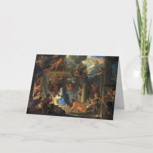 Cartes de Noël religieuses   Adoration des bergers
