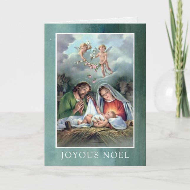 Cartes de Noël religieuses | Joyeux Noël (Devant)