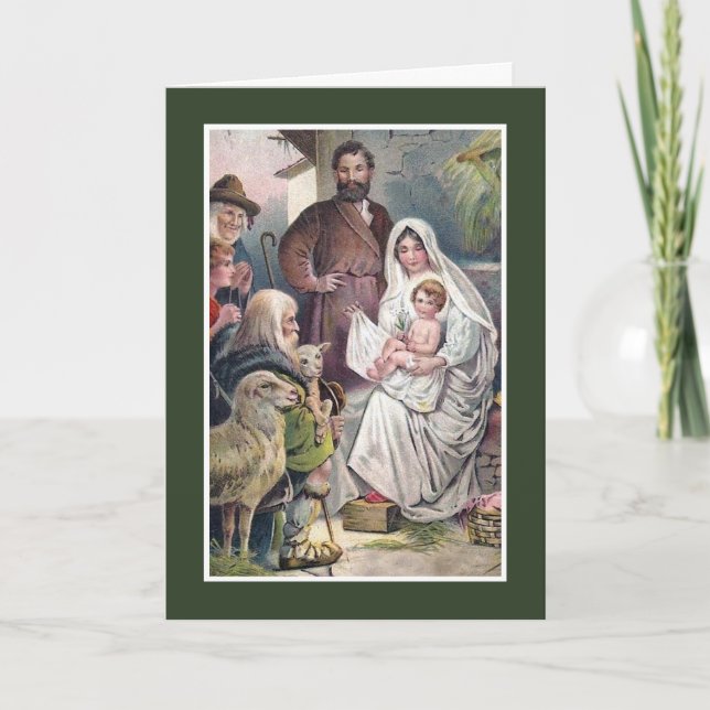 Cartes de Noël religieuses | Sainte Famille 6 (Devant)