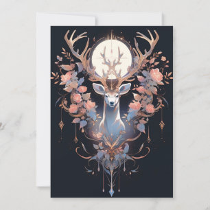 Cartes de Noël sombres Abstraites