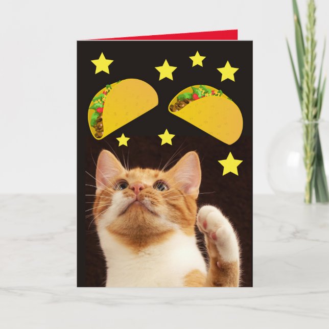CARTES DE NOËL TACO SPACE (Devant)