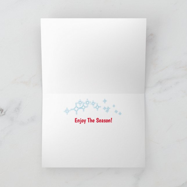 Cartes de Noël Temps le plus merveilleux (Intérieur)