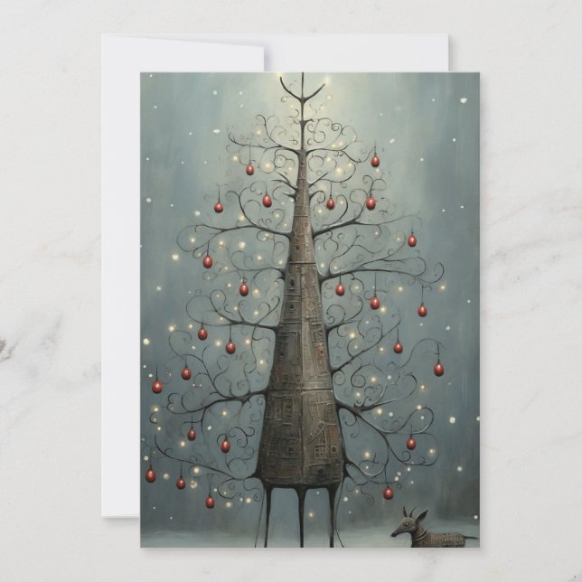 Cartes de Noël uniques - Cartes de Noël imprimable (Devant)
